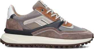 Floris Van Bommel Schoenen, Heren, Veelkleurig, 40 2/3 EU, Wol, Taupe Lage Sneakers voor Heren