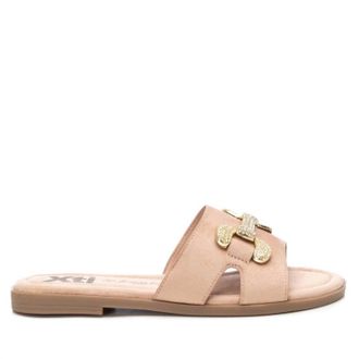 Xti Womens Flat Sandals In Beige