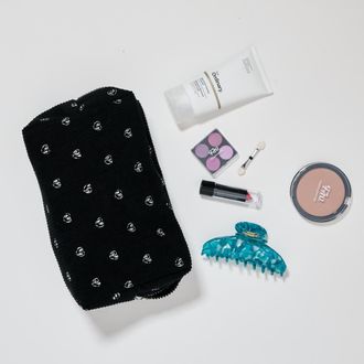 Urban Expression Cozy Crush - Corduroy Cosmetic & Travel Organizer Pouch in Black at Nordstrom