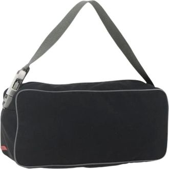 Prada Pre-owned Shoulder Bags, female, Black, Size: ONE SIZE Pre-owned Nylon prada-bags