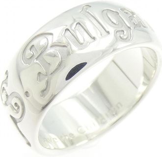 Bulgari Silver 925 Band Ring (Pre-Owned)