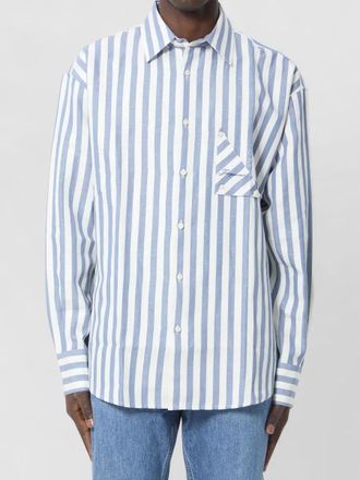 Jacquemus sailboat stripe shirt cotton linen blend