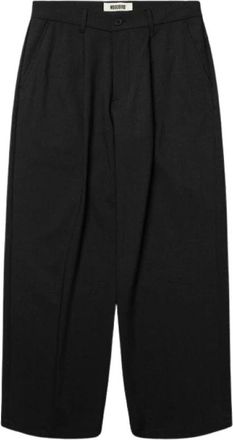 Woodbird Wbbin Broek - Heren - Wijde Broeken - Zwart - W34 - Polyester - Broeken