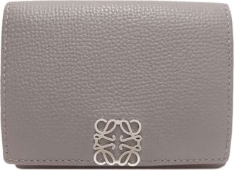 Loewe Gray Leather Wallet (Tri-Fold) (Pre-Owned)
