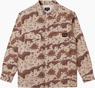 Stan Ray Mens Stan Ray CPO Shirt - Choc Chip Camo - Size: 38/Regular
