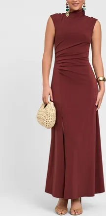 Rachel Roy Ramy Mock Neck Maxi Dress