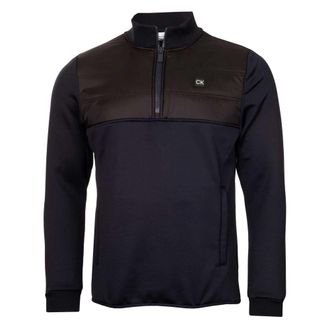 Calvin Klein Heren Golfjack met halve rits (Marine)