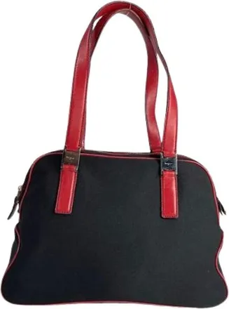 Ferragamo Pre-owned Handbags, female, Black, Size: ONE SIZE Pre-owned Vintage Handbag