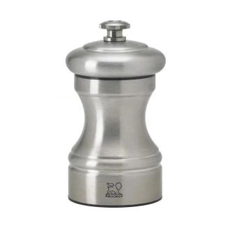 Peugeot Bistro Chef Molinillo De Sal Acero Inoxidable Plateado 10 Cm