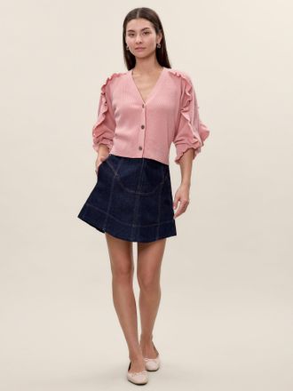 Rebecca Taylor Carmen Denim Skirt