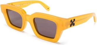 Off-white 1807 Zonnebril - unisex - Zonnebrillen - Geel - 50 MM - Accessoires