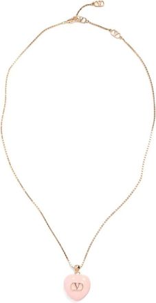Valentino Garavani Necklaces, female, Pink, Size: ONE SIZE Coeur Royal Necklace