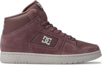 DC Sneaker DC SHOES Manteca 4 Hi, Damen, Gr. 7,5(38,5), lila (mauve wine), Obermaterial:Obermaterial: Leder (Kuh) / Futter: Textil / Aussensohle: Gummi;,