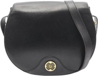 Dior Pre-owned Leren Schoudertas - Dames - Vintage Schoudertas - Zwart - ONE Size - Leer - Vintage