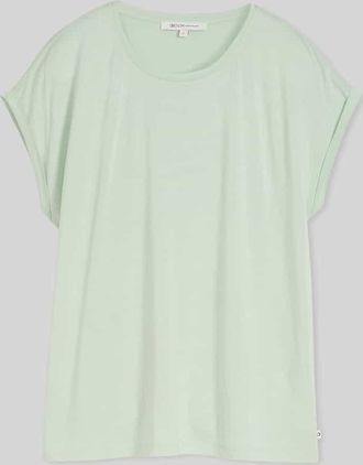 Tom Tailor Denim Loose Fit T-Shirt aus Viskose-Mix in Hellgruen, Gr&ouml;&szlig;e XL