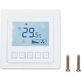 OEM Termostato De Aire Acondicionado De 5&deg; A 35&deg; &plusmn; 1&deg;. Controlador De Temperatura De Alta Precisi&oacute;n Con Gran Pantalla Lcd Para Comedor - Crezuo