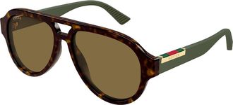 Gucci GG2088S 004 Mens Sunglasses Size 55 - Free RX Lenses - Free RX Lenses