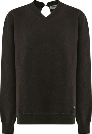 Fendi Maglione in cashmere - Verde
