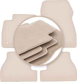 OEM Alfombrillas Beige Premium Para Ford Focus Mk3 Usa Sed&aacute;n, Station Wagon 2010-2019