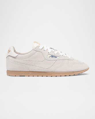 Autry Windspin Retro Suede Low-Top Sneakers