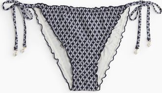 H&M Tie-Tanga Bikinihose - White