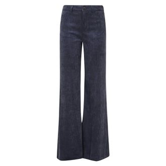 Ermanno Scervino Dames, Broeken, Blauw, Maat: S