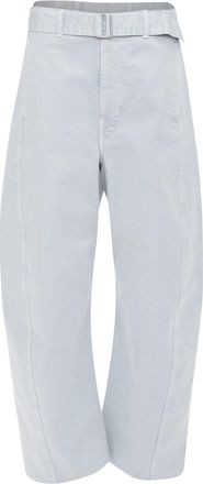 Christophe Lemaire 2025 Blue High Waist Belt Balloon Pants
