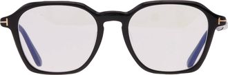 Tom Ford Blue Light Block Square Mens Eyeglasses FT6101-D-B 001 53
