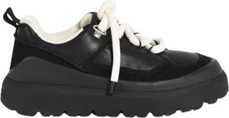 UGG Ugg, Schoenen, Heren, Zwart, 45 EU, Leer, Heritage Utility Sneaker