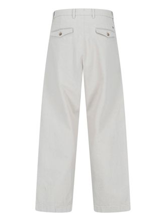 Closed Mens Trousers Grey Cotton