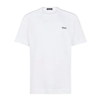 Ermenegildo Zegna Hombre, Camisetas, Blanco, Talla: 2XL