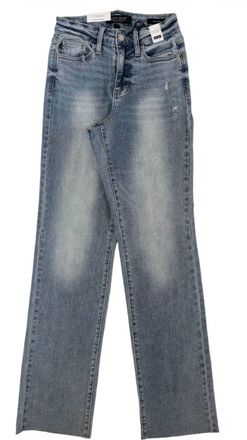 Judy Blue Womens Mid Rise Dad Jean In Light Wash
