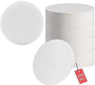 OEM Dailygoods - 200 Filtros De Papel Para Caf&eacute; Espresso Sin Blanquear (58,5 Mm)