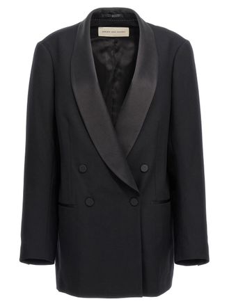 Dries Van Noten Black Blinker Tux Blazer