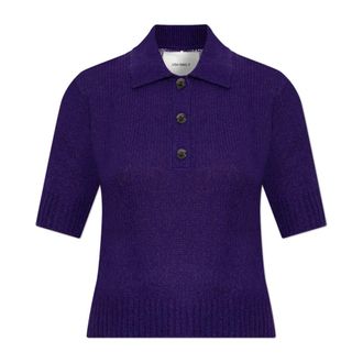 Lisa Yang Cashmere Knitwear, female, Purple, Size: XS Masy Top