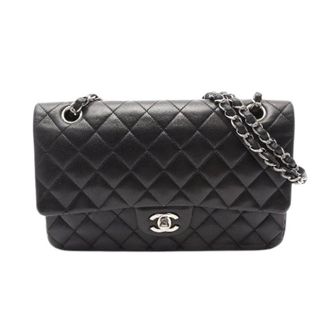 Chanel Pre-owned Matelasse Lambskin Shoulder Bag - Dames - Pre-owned - Zwart - Maat: ONE Size