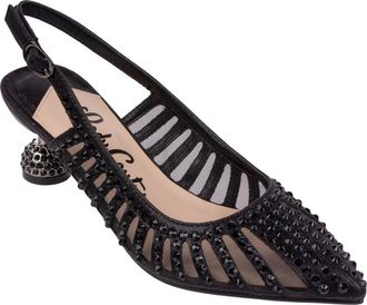 Lady Couture Rosita Slingback Pump in Black at Nordstrom Rack, Size 12