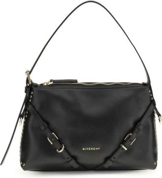 Givenchy Bos Taurus Schoudertas - Dames - Schoudertassen - Zwart - ONE Size - Leer - Tassen