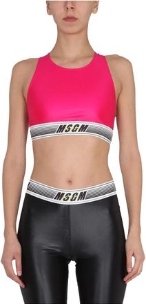 Msgm Top Activewear - Dames - Sport BHs - Roze - M - Fitness