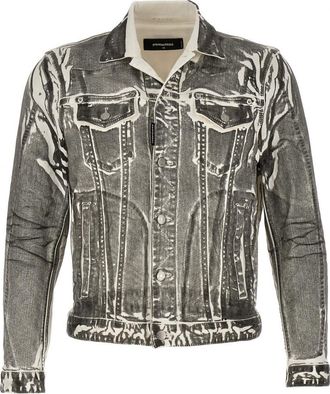 Dsquared2 Grey Denim Jacket