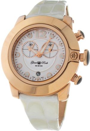 Glam Rock Leather Dress Womens Watch