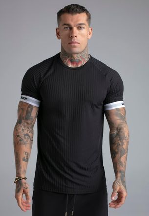 Siksilk Mens Black Tech T-Shirt XXL