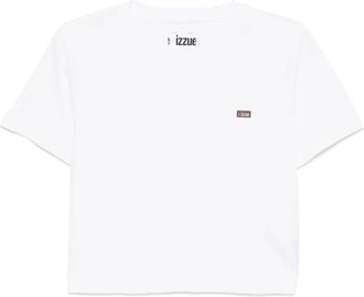 Izzue logo T-shirt - women - Cotton - S - White