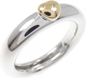 Tiffany & Co. White Gold Yellow Gold Yellow Gold (18K) White Gold (18K) Band Ring (Pre-Owned)