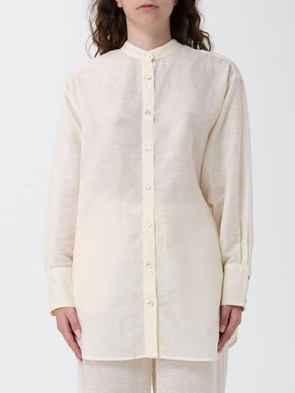 120% Lino Camicia in lino e cotone
