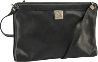 Dior Pre-owned Cross Body Bags, female, Black, Size: ONE SIZE Pre-owned Vintage Shoulder Bag