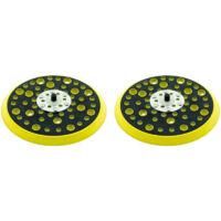 OEM Almohadilla De Respaldo Con Bucle De 52 Orificios Y Rosca De 5/16 De Pulgada, Compatible Con Mirka (2 Unidades) - Crezuo