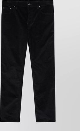 Burberry cotton corduroy trousers featuring belt loops