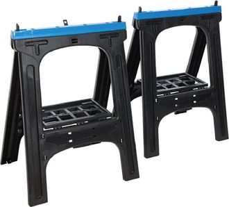 Silverline Caballetes Para Aserrar, 2 Pzas 200 Kg