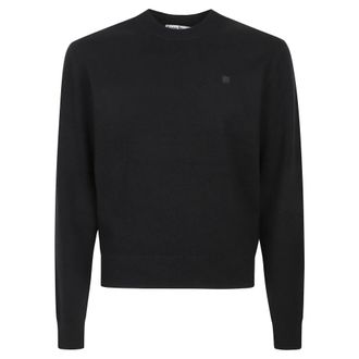 Acne Studios Jersey de cuello redondo - Knitwear - Hombre - Negro - XL